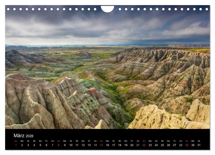 Produktbild: Best of the wild West 2026 (Wandkalender 2026 DIN A4 quer), CALVENDO Monatskalender