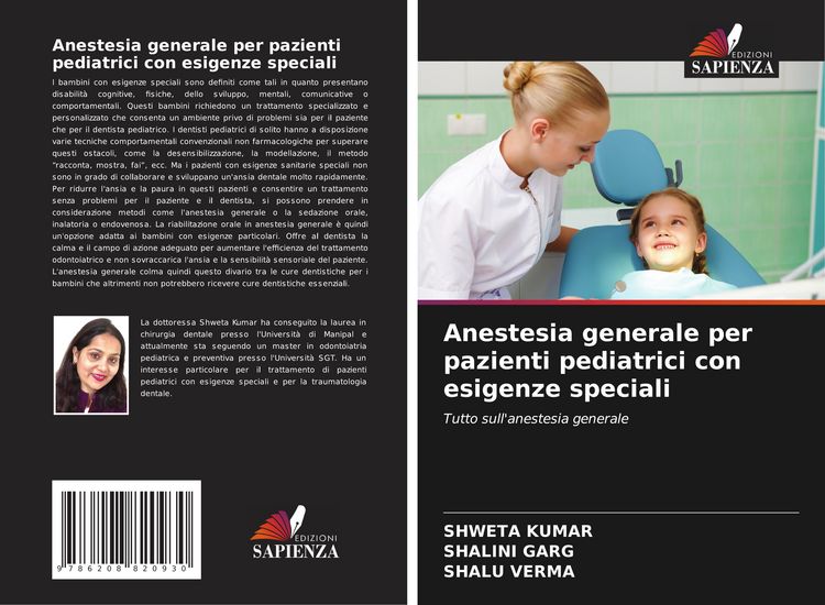 Produktbild: Anestesia generale per pazienti pediatrici con esigenze speciali
