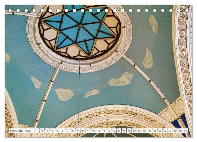 Produktbild: Synagogen im Baltikum (Tischkalender 2026 DIN A5 quer), CALVENDO Monatskalender
