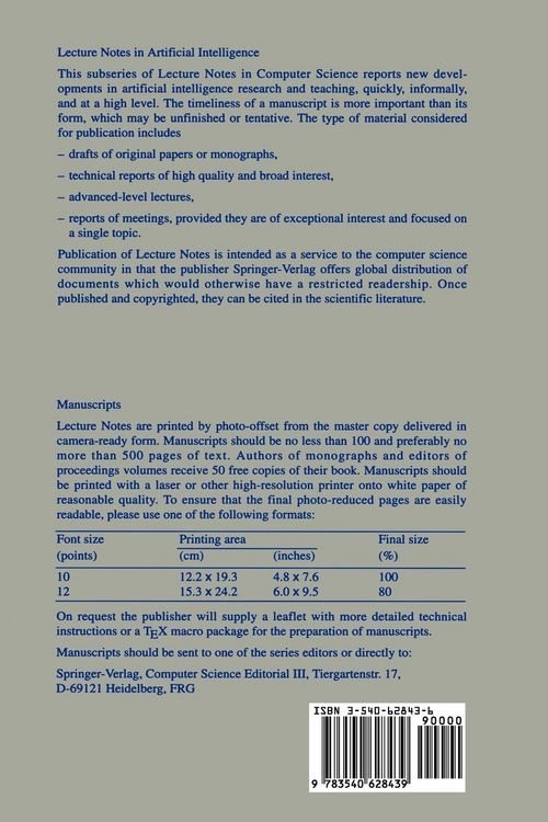 Produktbild: Non-Monotonic Extensions of Logic Programming