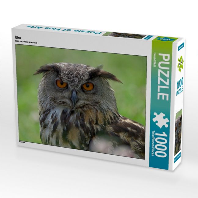 Produktbild: CALVENDO Puzzle Uhu | 1000 Teile Lege-Gr&ouml;&szlig;e 64x48cm Foto-Puzzle f&uuml;r gl&uuml;ckliche Stunden