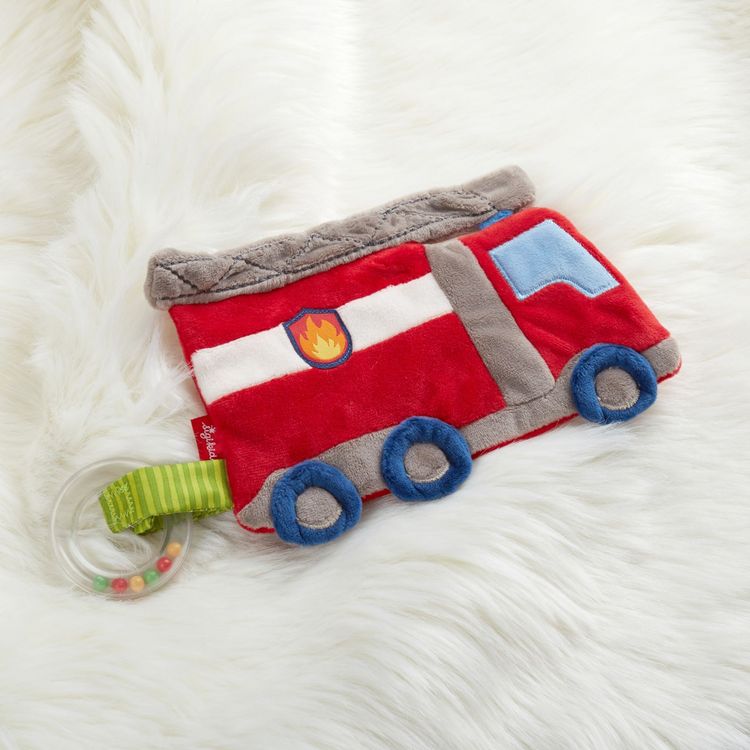 Produktbild: sigikid 42304 - Knistertuch Feuerwehr Kinderbunt, Aktiv-Schnuffeltuch