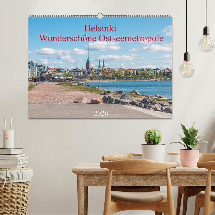 Produktbild: Helsinki - Wundersch&ouml;ne Ostseemetropole (Wandkalender 2026 DIN A2 quer), CALVENDO Monatskalender