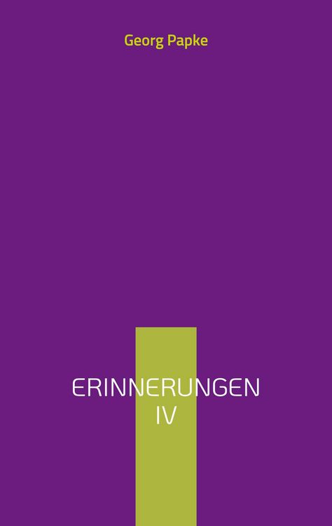 Produktbild: Erinnerungen IV