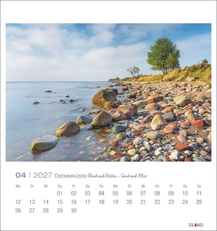 Produktbild: Ostseek&uuml;ste Postkartenkalender 2027 - Wind und Wellen - Sand und Meer