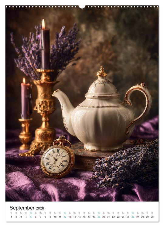 Produktbild: A Cup of Time (Wandkalender 2026 DIN A2 hoch), CALVENDO Monatskalender