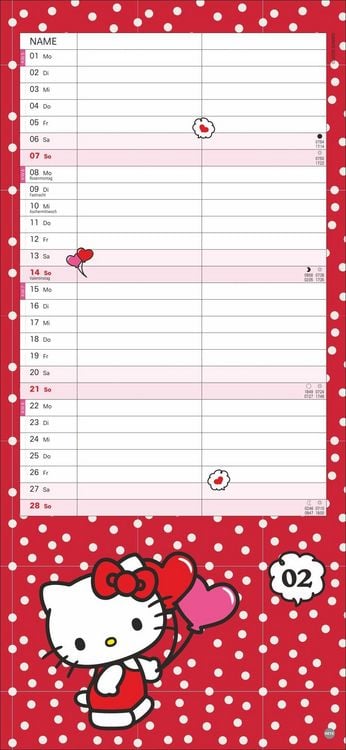 Produktbild: Hello Kitty Planer f&uuml;r zwei 2027
