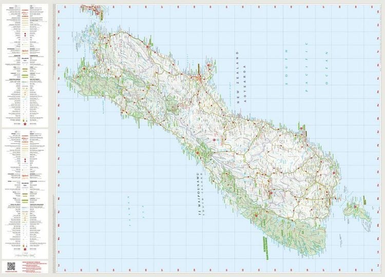 Produktbild: MARCO POLO Reisekarte Neuseeland 1:1 Mio.