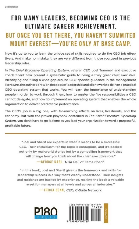 Produktbild: The Chief Executive Operating System