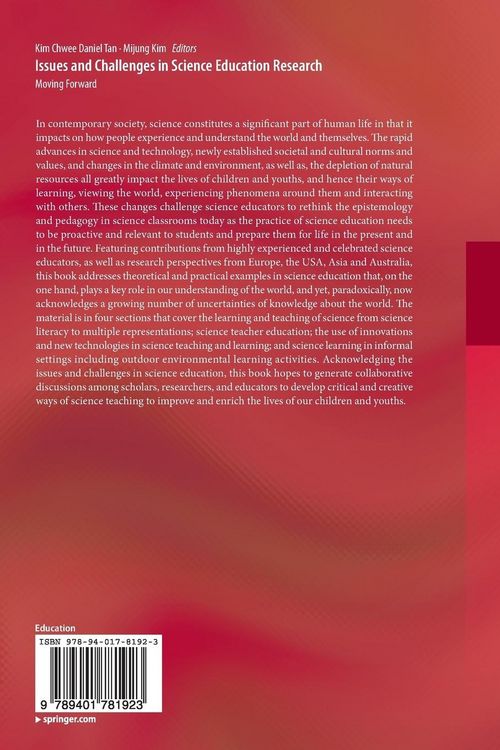 Produktbild: Issues and Challenges in Science Education Research