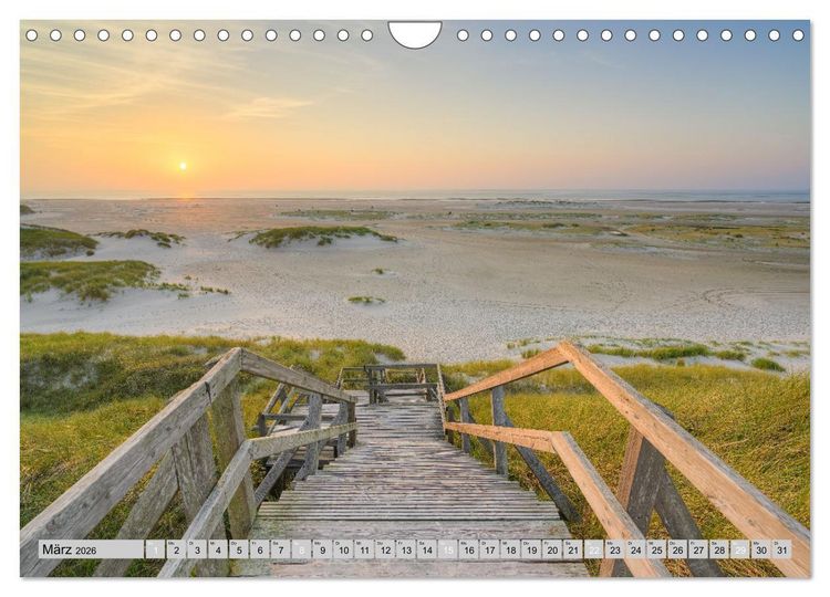 Produktbild: Wundersch&ouml;nes Amrum (Wandkalender 2026 DIN A4 quer), CALVENDO Monatskalender