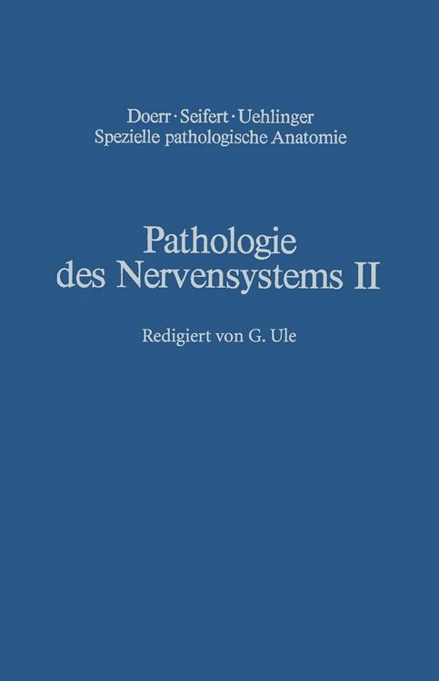 Produktbild: Pathologie des Nervensystems II