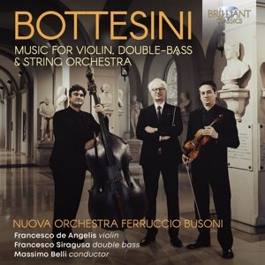 Produktbild: Bottesini:Music For Violin,Double-Bass&String Orch