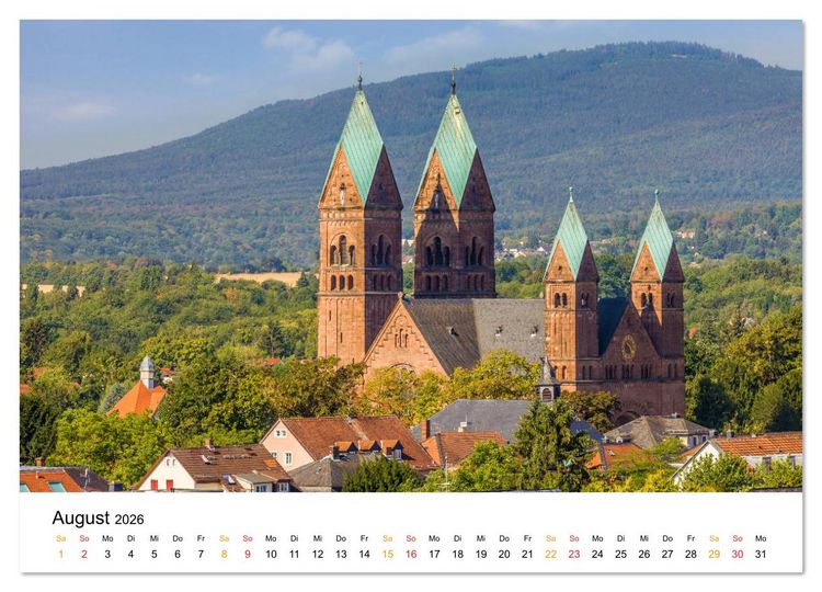 Produktbild: Bad Homburg - Die Perle im Hochtaunus (Wandkalender 2026 DIN A4 quer), CALVENDO Monatskalender