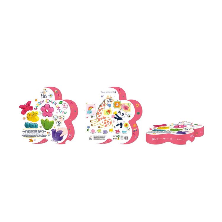 Produktbild: HAKUYOKA - Finger Wachsmalkreide Garten