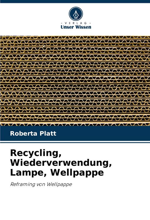 Produktbild: Recycling, Wiederverwendung, Lampe, Wellpappe