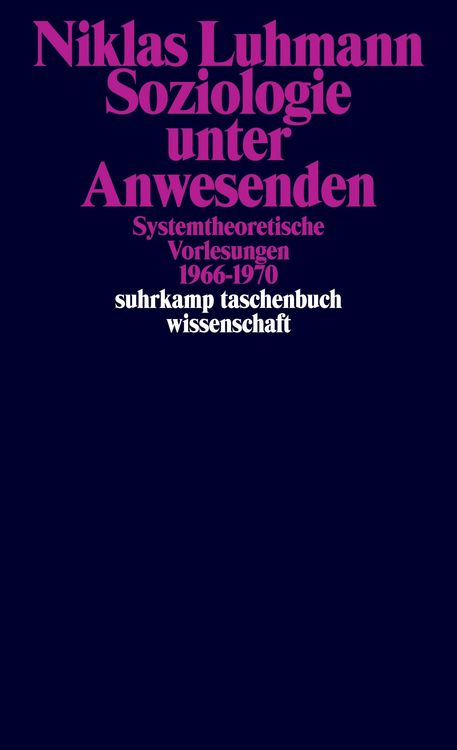Produktbild: Soziologie unter Anwesenden