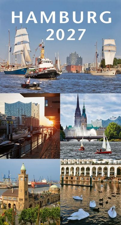 Produktbild: HAMBURG 2027. 3-Monats-Tischkalender