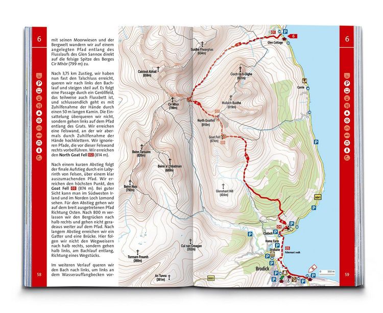 Produktbild: KOMPASS Wanderf&uuml;hrer Schottland, Wanderungen an den K&uuml;sten und in den Highlands 60 Touren mit Extra-Tourenkarte