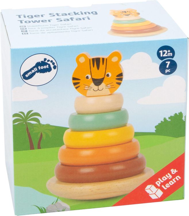 Produktbild: Small foot - Safari - Stapelturm Tiger