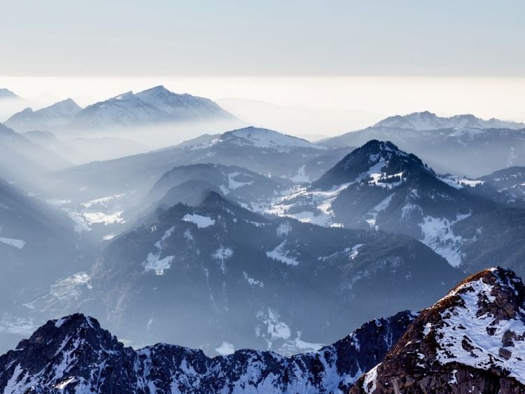 Produktbild: CALVENDO Puzzle Alpen gesehen vom Nebelhorn | 1000 Teile Lege-Gr&ouml;&szlig;e 64x48cm Foto-Puzzle f&uuml;r gl&uuml;ckliche Stunden