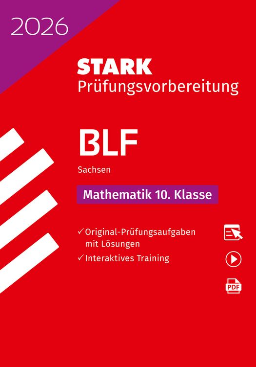 Produktbild: STARK Mathematik 10. Klasse - BLF Gymnasium 2026 Sachsen - Prüfungsvorbereitung