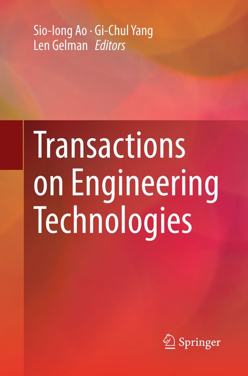 Produktbild: Transactions on Engineering Technologies