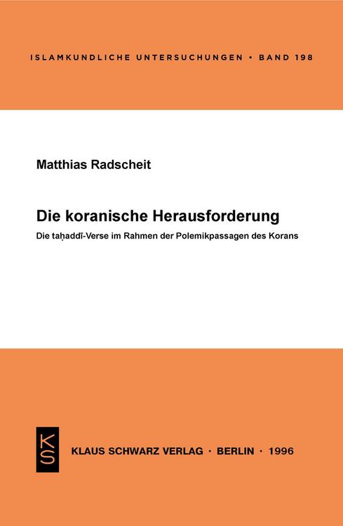 Produktbild: Die koranische Herausforderung