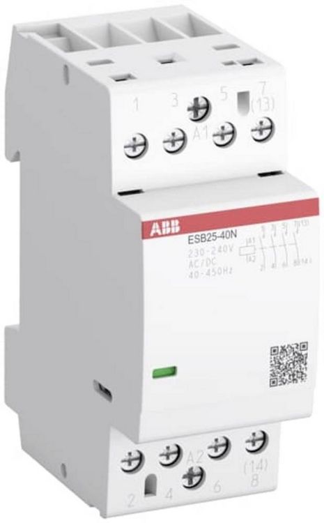 Produktbild: ABB ESB25-22N-06 Installationssch&uuml;tz 2 Schlie&szlig;er, 2 &Ouml;ffner 220 V, 400V 1St.