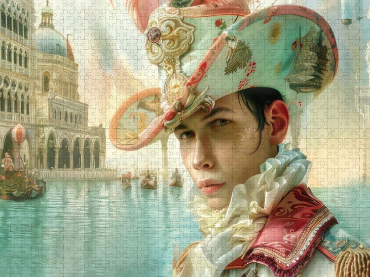 Produktbild: CALVENDO Puzzle Venezianische Impressionen | 1000 Teile Lege-Gr&ouml;&szlig;e 64x48cm Foto-Puzzle f&uuml;r gl&uuml;ckliche Stunden