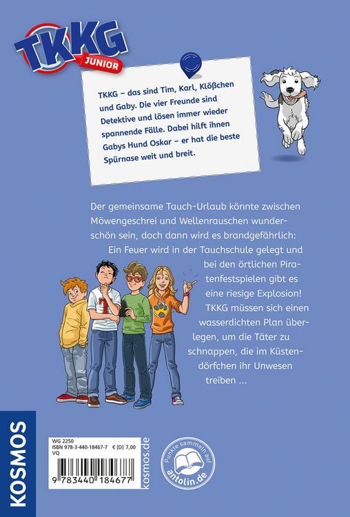 Produktbild: TKKG Junior, Detektive auf Tauchstation