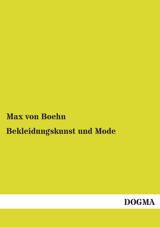 Produktbild: Bekleidungskunst und Mode