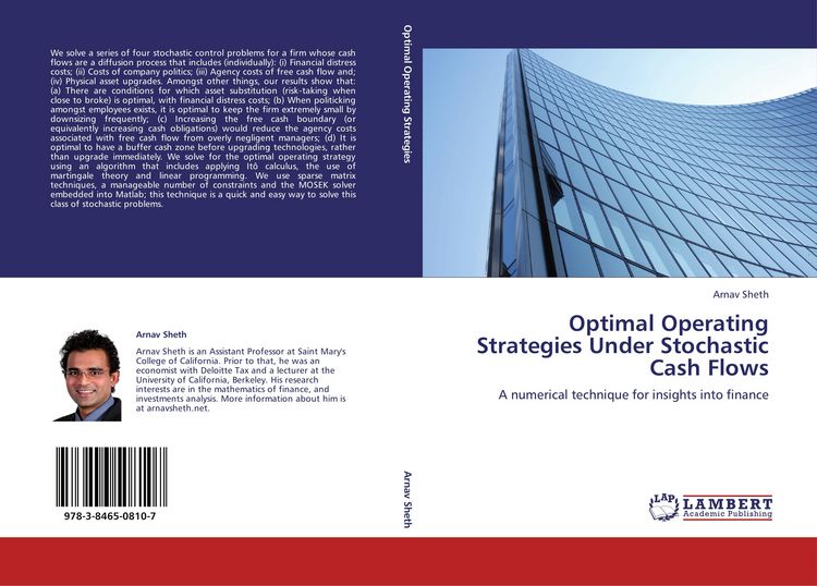 Produktbild: Optimal Operating Strategies Under Stochastic Cash Flows