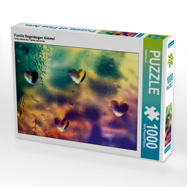 Produktbild: CALVENDO Puzzle Familie Regenbogen Himmel | 1000 Teile Lege-Gr&ouml;&szlig;e 64x48cm Foto-Puzzle f&uuml;r gl&uuml;ckliche Stunden