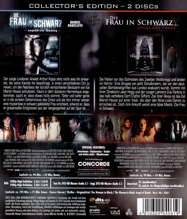 Produktbild: Die Frau in Schwarz 1+2 [CE]