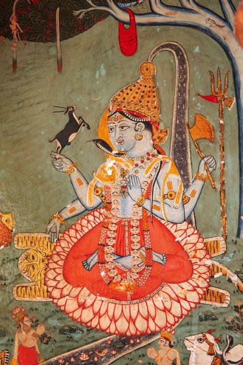 Produktbild: Indische Wandbilder: Eine Reise zu G&ouml;ttern und Mythen des Hinduismus