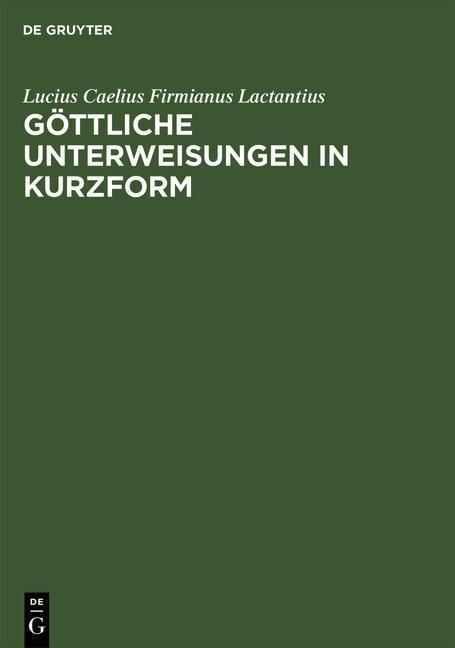 Produktbild: G&ouml;ttliche Unterweisungen in Kurzform