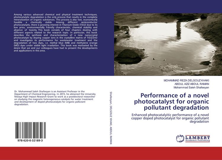 Produktbild: Performance of a novel photocatalyst for organic pollutant degradation