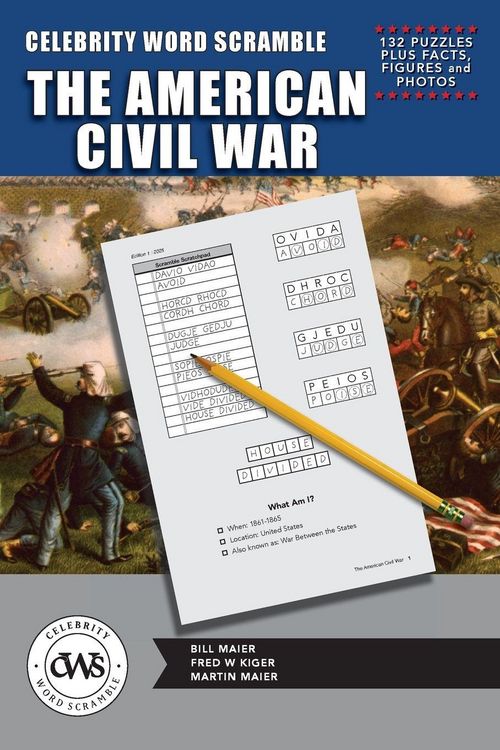 Produktbild: Celebrity Word Scramble The American Civil War
