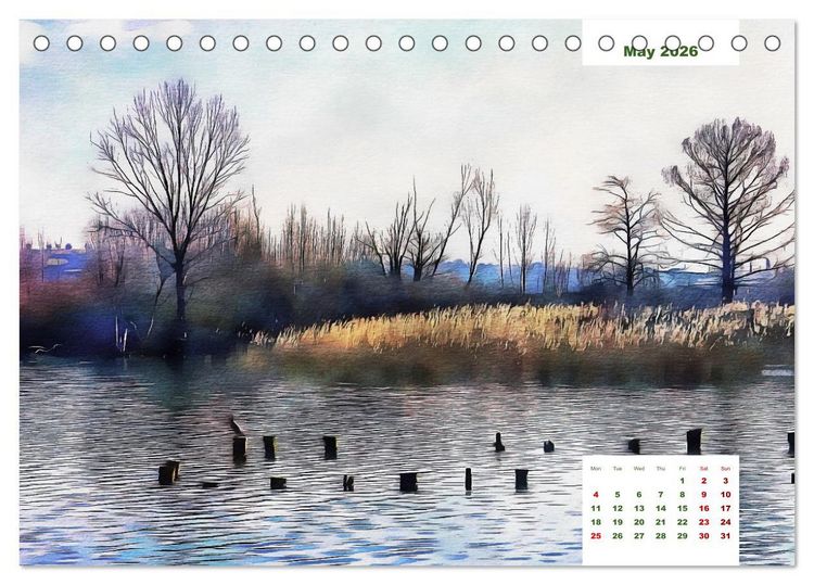 Produktbild: Umbrian Countryside (Desk Calendar 2026 DIN A5 landscape), CALVENDO 12 Month DeskCalendar