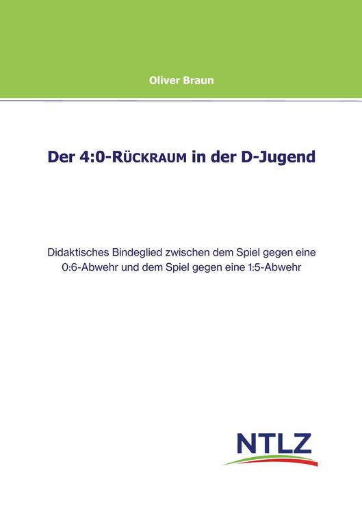 Produktbild: Der 4:0-R&uuml;ckraum in der D-Jugend