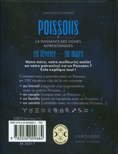 Produktbild: Poissons : la puissance des signes astrologiques