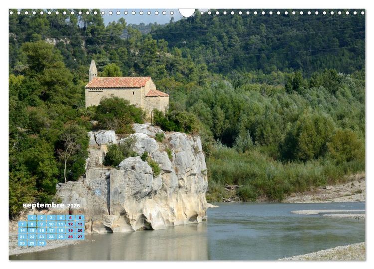 Produktbild: Chapelles historiques de Provence (Calendrier mural 2026 DIN A3 vertical), CALVENDO calendrier mensuel