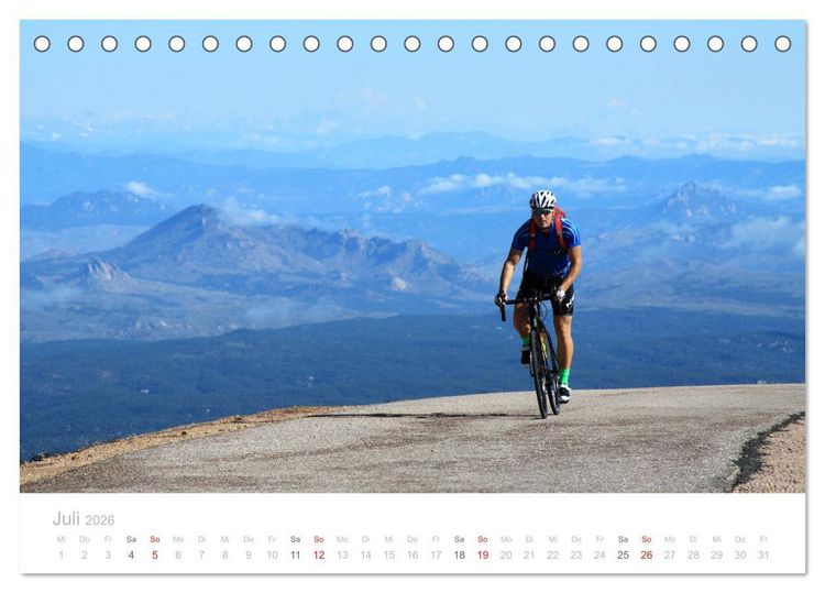 Produktbild: Colorado - H&ouml;henrausch mit dem Rennrad (Tischkalender 2026 DIN A5 quer), CALVENDO Monatskalender