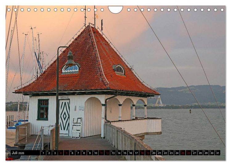 Produktbild: Sehenswerter Bodensee (Wandkalender 2026 DIN A4 quer), CALVENDO Monatskalender