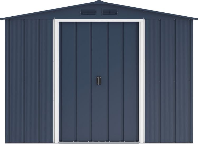 Produktbild: Metall Ger&auml;tehaus 262x234 Gartenhaus Schiebet&uuml;ren