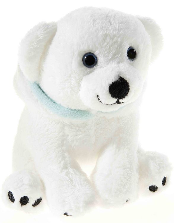 Produktbild: Heunec 134676 - Kapuzen-Kumpel Eisb&auml;r, Pl&uuml;schtier, klein, 15cm