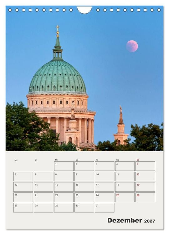 Produktbild: Potsdam in Farbe (Wandkalender 2027 DIN A4 hoch), CALVENDO Monatskalender