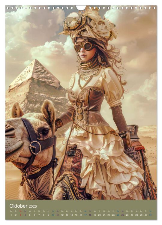 Produktbild: Steampunk Ladies auf Tour (Wandkalender 2026 DIN A3 hoch), CALVENDO Monatskalender