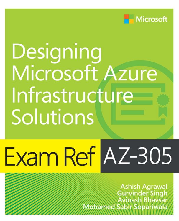 Produktbild: Exam Ref AZ-305 Designing Microsoft Azure Infrastructure Solutions